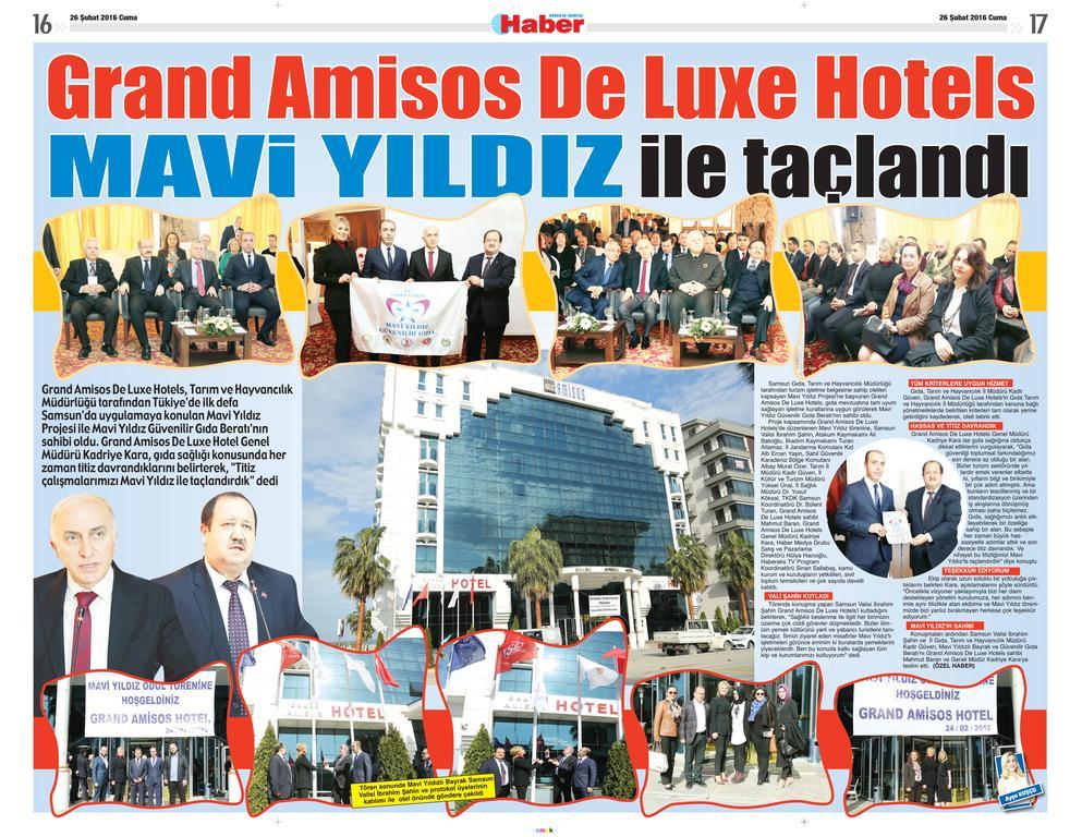 Grand Amisos Hotel Самсун Экстерьер фото